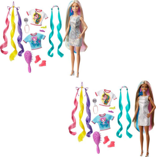 Barbie Fantasy Hair Doll (Assorted; Styles Vary)