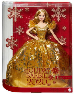 2020 christmas barbie doll