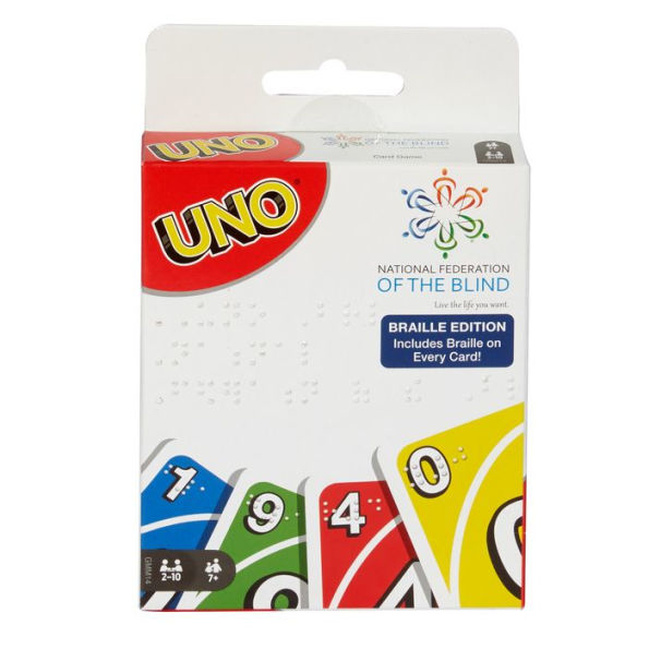 UNO Braille Card Game