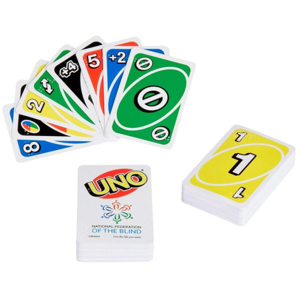 UNO Braille Card Game