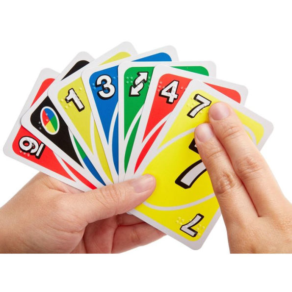 UNO Braille Card Game