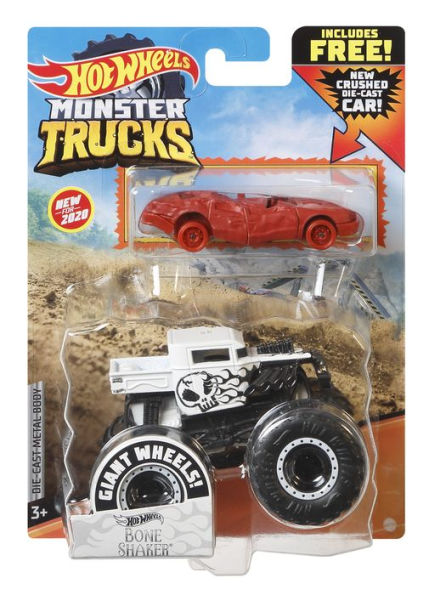 Hot Wheels Monster Trucks Bone Shaker Die-Cast Car [Collectible Wheel] 