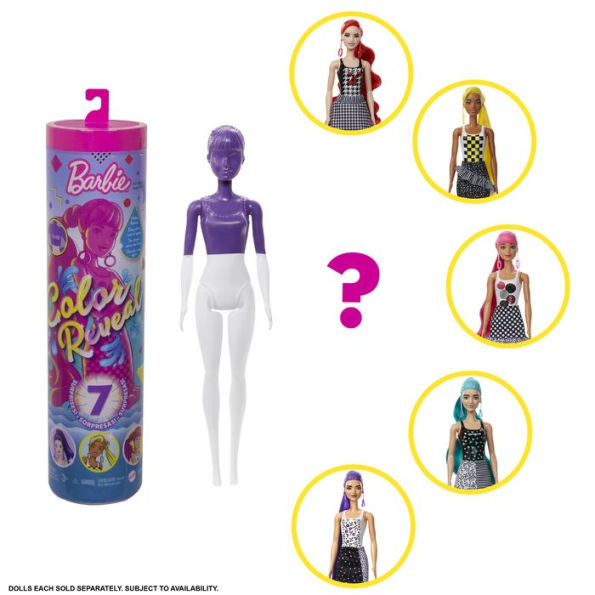 Barbie Color Reveal Doll (Assorted; Styles Vary)