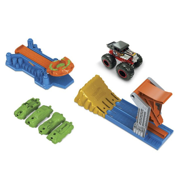 Hot Wheels Monster Trucks Launch Bash Playset By Mattel Barnes Noble