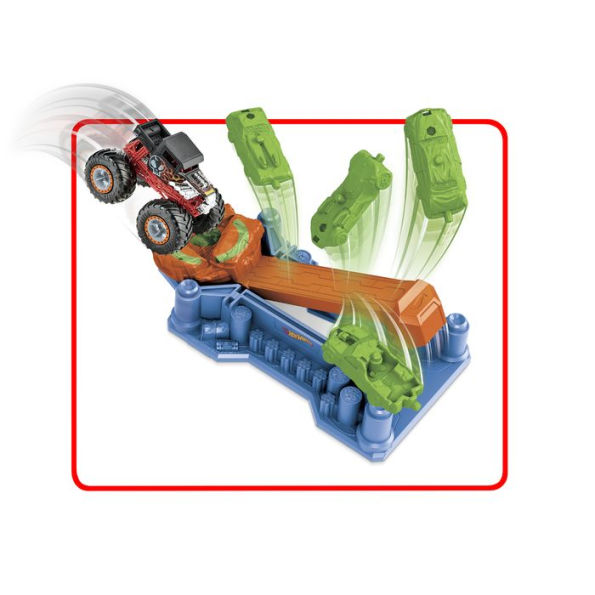 Hot Wheels Monster Trucks Launch & Bash Playset by Mattel