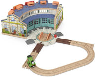 Title: Fisher-Price® Thomas & Friends Wooden Railway Tidmouth Sheds Starter Train Set