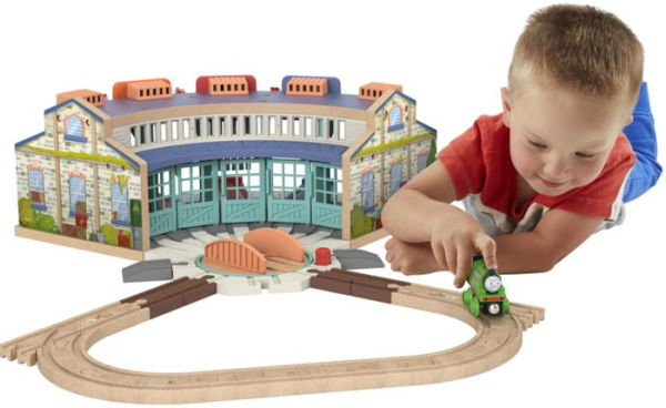 Fisher-Price® Thomas & Friends Wooden Railway Tidmouth Sheds Starter Train Set