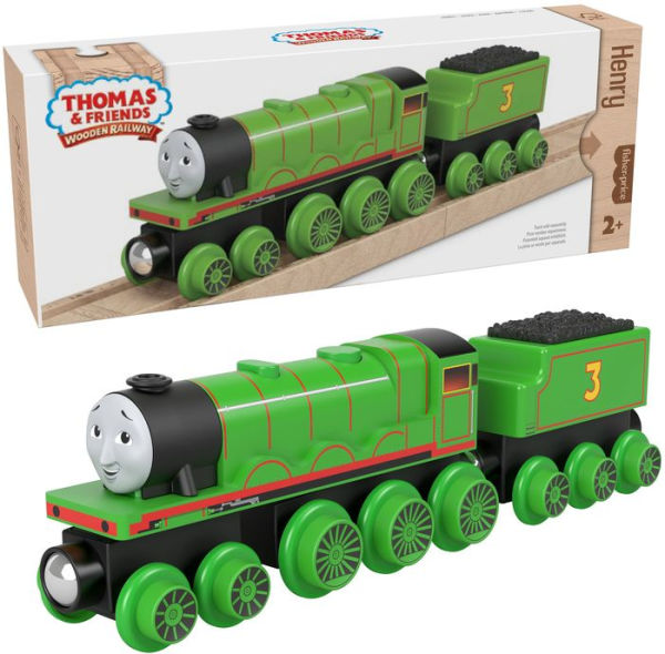 Thomas Friends Wooden Railway Henry Engine And Coal Car