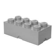 Title: LEGO Storage Brick 8 Medium Stone Grey