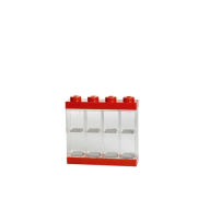 Title: LEGO Minifigure Display Case (8) - Red