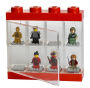 Alternative view 13 of LEGO Minifigure Display Case (8) - Red