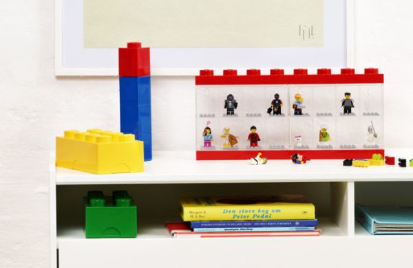 LEGO Minifigure Display Case 16, Bright Red