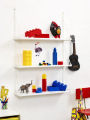 Alternative view 5 of LEGO Storage Brick 4, Bright Orange