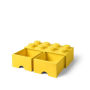 Alternative view 3 of LEGO Storage Brick Drawer 8, Bright Yellow