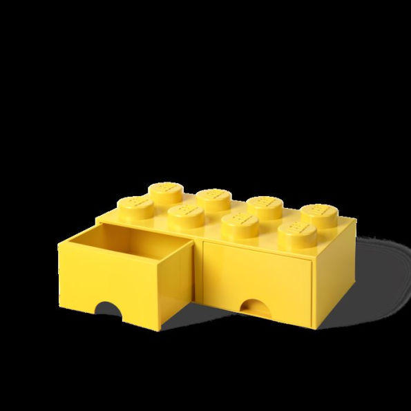 LEGO Storage Brick Drawer 8, Bright Yellow