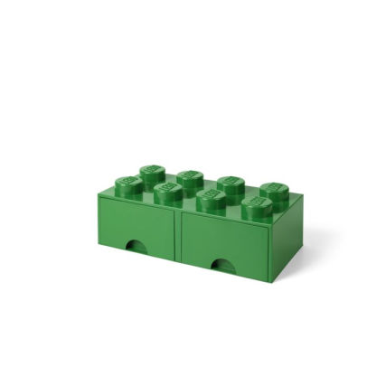 Lego Storage Brick Drawer 8 Dark Green By Room Copenhagen