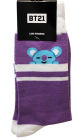 Alternative view 2 of BT21 Koya Striped Crew Sock