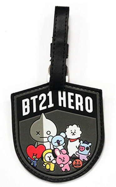 BT21 Group Debossed Luggage Tag