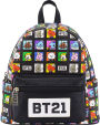 Alternative view 3 of BT21 GROUP TOSSED PATCHES BACKPACK