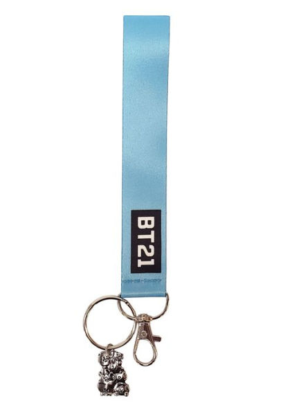 BT21 Group Wristlet Lanyard Keychain