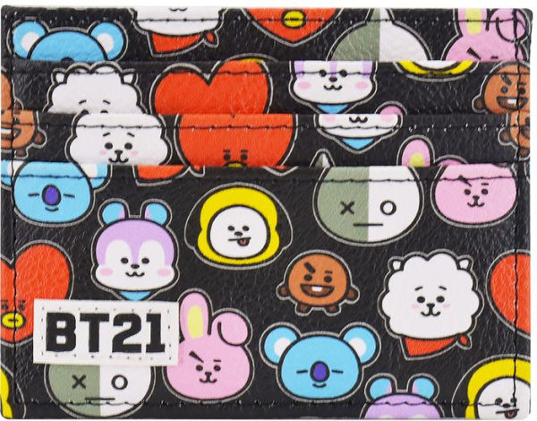 BT21 Group Printed ID Wallet