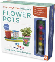 Title: PAINT YOUR OWN PORCELAIN: FLOWER POTS