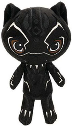 black panther plush doll