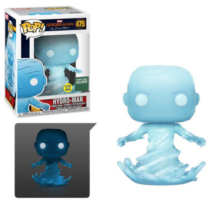 Pop Spider Man Far From Home Hydro Man Glow In The Dark