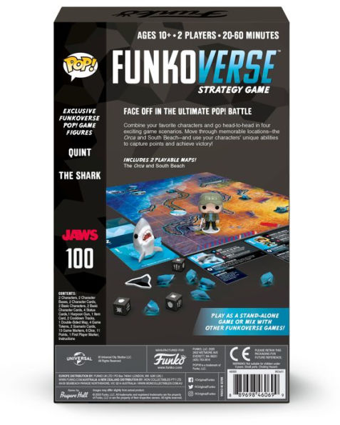 POP! Funkoverse: Jaws 100 Strategy Game