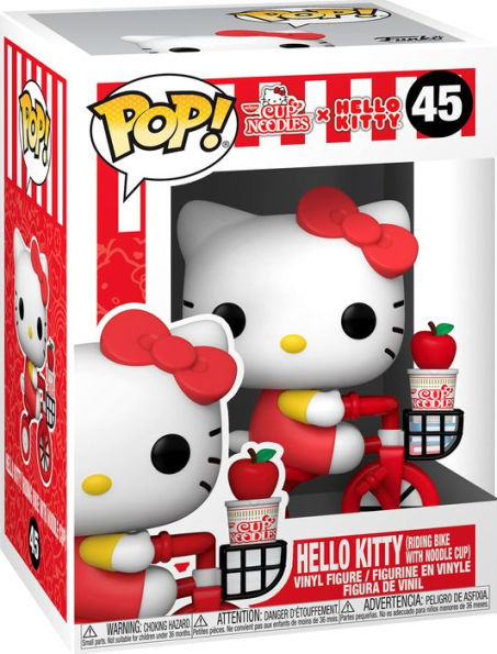 POP Sanrio: Hello Kitty x Nissin- Hello Kitty on Bike by Funko | Barnes ...