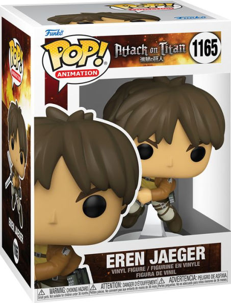 Funko Pop Attack On Titan Eren Jaeger Metallic  w/ Protector Pre-Order