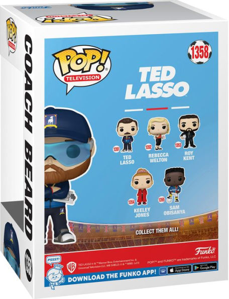 Ted Lasso Coach Beard Pop! Vinyl Figure - EE Exclusive