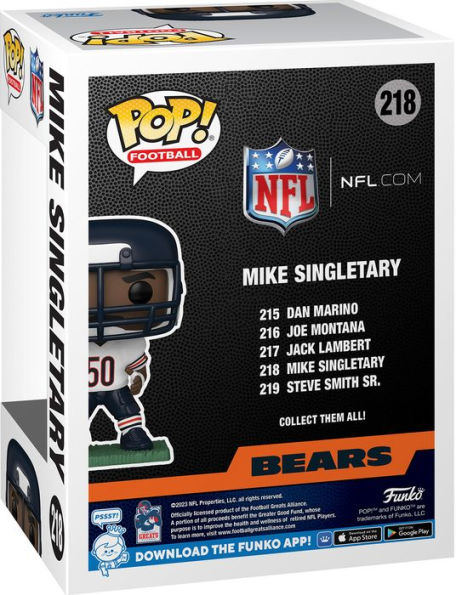 POP NFL: Legends- Mike Singletary(Bears)
