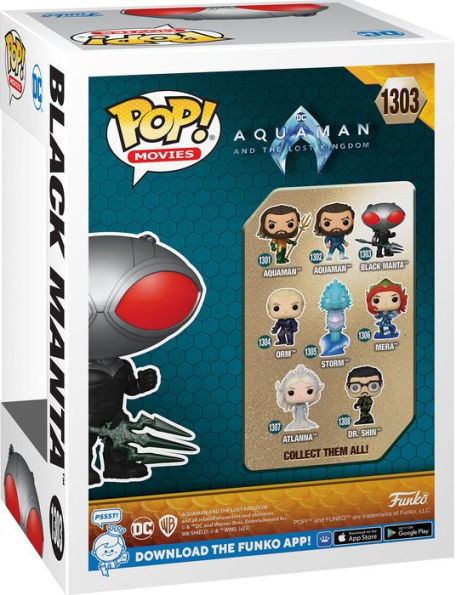 POP Movies: Aquaman and the Lost Kingdom - Black Manta with Trident