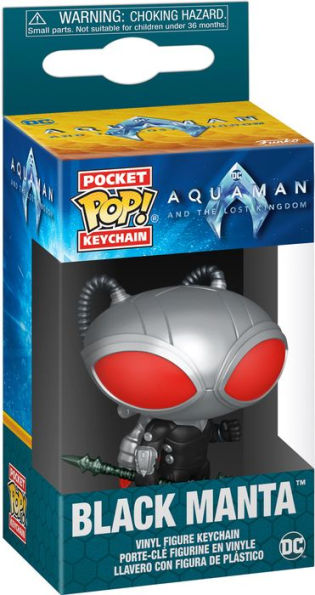 POP Keychain: Aquaman and the Lost Kingdom - Bkack Manta