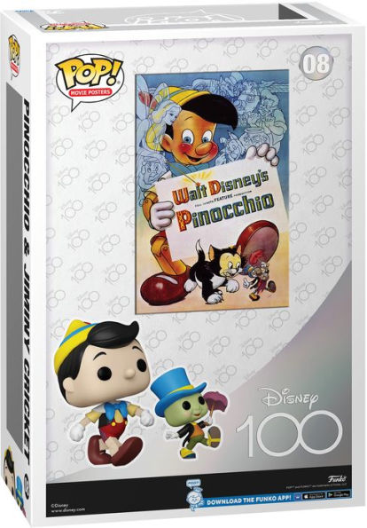 POP Movie Poster: Noble® by & Disney- Barnes FUNKO Pinocchio 
