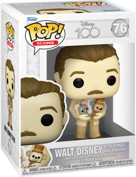POP Icons: Disney 100th Anniversary - Walt (with Dumbo & Timothy))