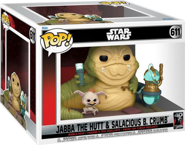 POP Deluxe: Return of the Jedi 40th- Jabba with Salacious