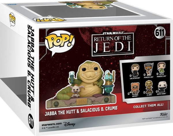 POP Deluxe: Return of the Jedi 40th- Jabba with Salacious