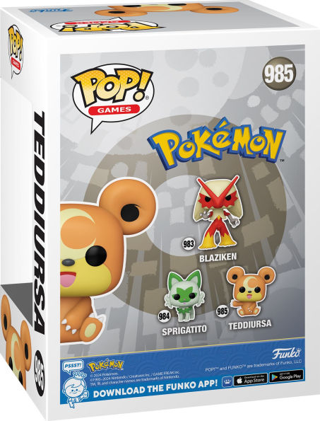 POP Games: Pokemon- Teddiursa