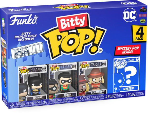 Bitty POP: DC Comics - Batman 4PK by FUNKO