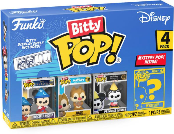 Bitty POP: Disney- Sorcerer Mickey 4PK