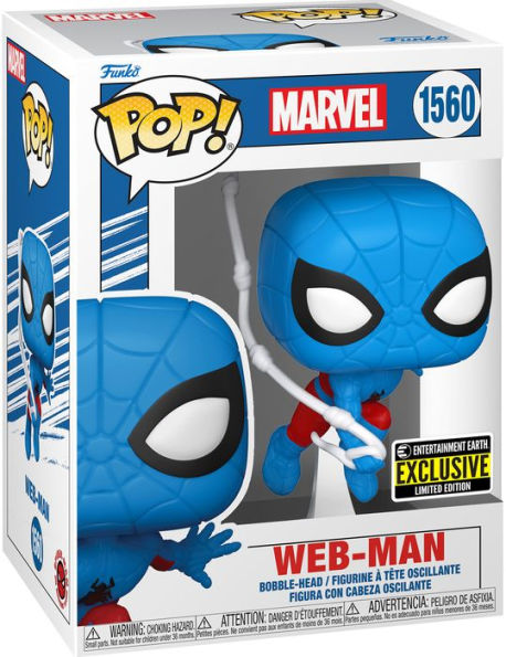 Spider-Man Web-Man Funko Pop! Vinyl Figure #1560 - Entertainment Earth Exclusive