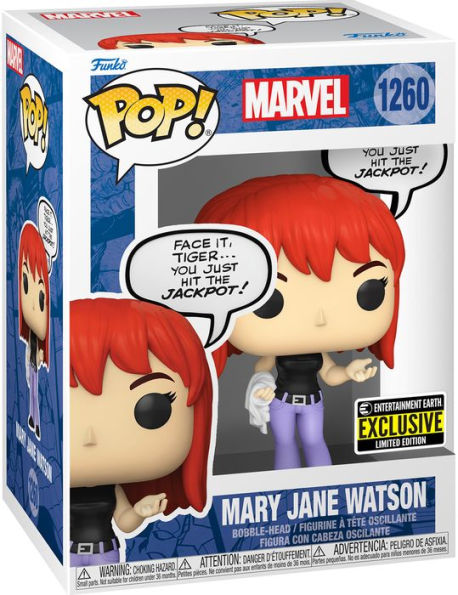 Spider-Man Mary Jane Watson Pop! Vinyl Figure - EE Exclusive