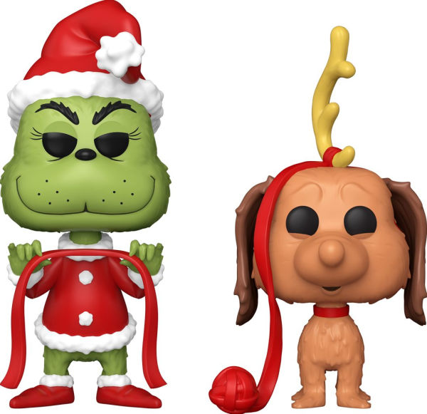 Funko POP! Books: How The Grinch Stole Christmas, The Grinch with Max 2 pack, Collectible Vinyl Figures