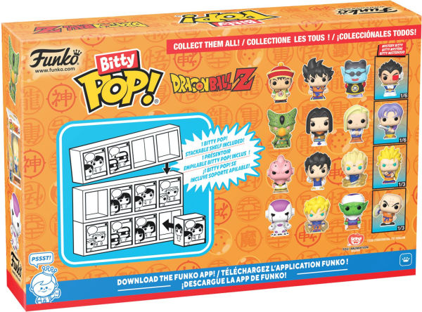 Bitty POP: Dragon Ball Z- Kid Buu 4 Pack