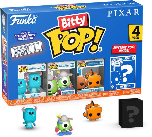 Bitty POP: Pixars Monsters Inc 4PK