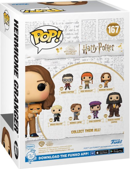 POP&Buddy: Harry Potter and the Prisoner of Azkaban Hermione with Crookshanks