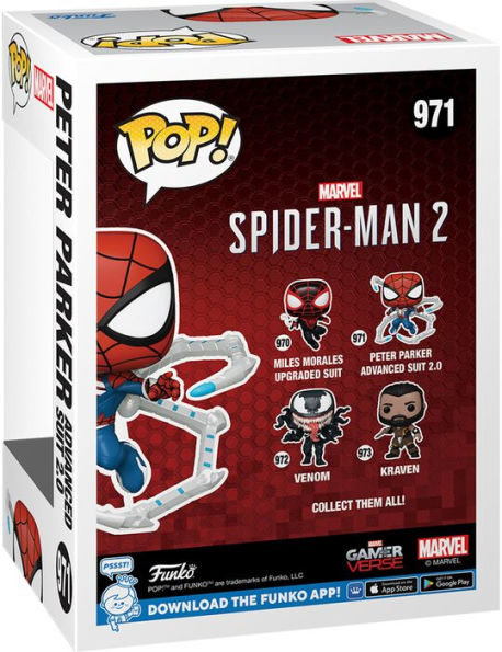 POP Games: Spider-Man 2- PETER PARKER SUIT