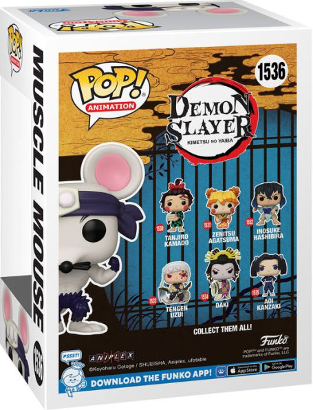 Demon Slayer Muscle Mouse Funko Pop! Vinyl Figure #1536 - Entertainment Earth Exclusive